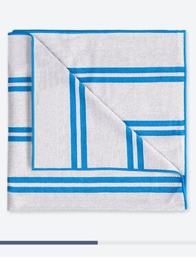 Norwex Bath Towel Marine Stripes NWT